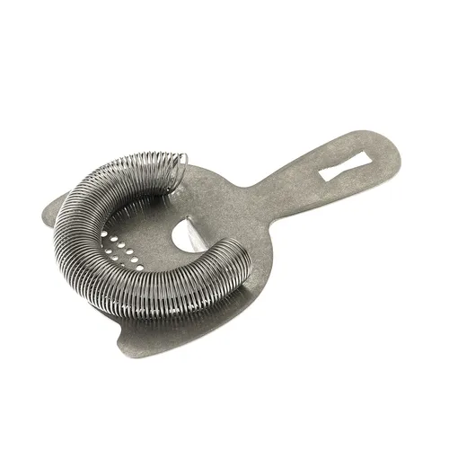 Barfly 6" Spring Bar Strainer, Vintage Stainless Steel