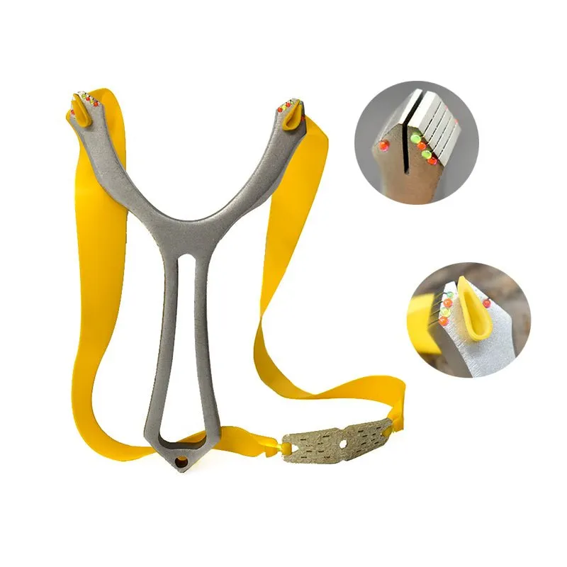 Deep-V Tie Free Stainless Steel Slingshot